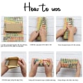 Miniatyrbild 8 av 8: Ko-hud födelsedagspresent Inslagning Retro presentförpackning Inslagning papper