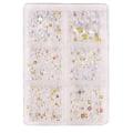 Miniatyrbillede 1 af 5: Fladt Baggrund Nail Art Krystal Stene, Krystal Fladt Baggrund Stene Til Pynt