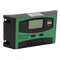 Miniatyrbild 2 av 7: 20A PWM Solpanelregulator 12V 24V Smart Solcellsladdningsregulator LCD Solcellsregulator för Utomhusbruk