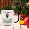 Miniatyrbild 2 av 5: Till min man, värmekänslig kopp, mugg som ändrar färg med temperaturen, kaffekopp, Alla hjärtans dag-present till älskare, make