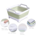 Miniatyrbild 3 av 5: Hopfällbar diskbalja för utomhusbruk, termoplastiskt gummi Tpr bärbar diskho säkerställer hållbarhet och flexibilitet för camping, husbilsresor