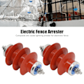 Miniatyrbillede 7 af 8: 2 stk. 15KV Elektrisk Gærde Lynbeskytter Strømnet Højspændings Lynbeskyttere Havehegn Tilbehør 0,7 cm Hantråd