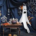 Miniatyrbild 6 av 7: Halloween Dekorationer, Spökvindstrutar i Polyestertyg med Utbytbara Batterier för Inom- och Utomhusbruk (2-pack)