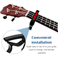 Miniatyrbild 2 av 5: Svart gitarr capo + 4 gitarrplektrum (slumpmässig färg)