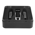 Miniatyrbillede 1 af 8: Bilnøgle Fjernbetjening Etui Trim Beskyttelsesdækning Passer til Porsche 911/Panamera Macan Boxster (Sort Sølv)