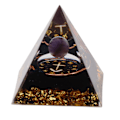 Miniatyrbilde 1 av 5: 5 cm Pyramide Positiv Energi Healing Krystall Meditasjon Organisk Stein Pyramide Dyrekrets Energi Generator Skytten