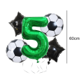 Miniatyrbillede 2 af 5: Gigant, Ballon Nummer, Balloner Til Fødselsdage, Fodbold