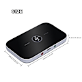 Miniatyrbilde 2 av 5: 2-i-1 Bluetooth 5.0 Sender og Mottaker Aux Lydadapter TV Hodetelefoner