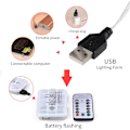 Miniatyrbild 5 av 5: Batteridriven juldekoration, hängande julbelysning med akrylmaterial för inom- och utomhusbruk