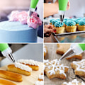 Miniatyrbilde 4 av 5: Kakepyntingsutstyr for baking med gjenbrukbare sprøyteposer