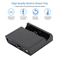 Miniatyrbillede 1 af 5: HDMI Bærbar Opladningsdock Base Desktop Oplader til Switch/Lite med Hovedtelefoninterface