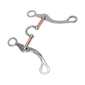 Miniatyrbillede 6 af 8: Heste Snaffle Bidsel Rustfrit Stål Rosenguldbelagt Heste Gag Løst Ring Udendørs Have Dyrkning Heste Mund Bidsel