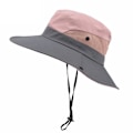 Miniatyrbillede 1 af 6: Solhat til kvinder med hestehalehul, UV-beskyttelse, foldbar, bred skygge