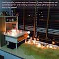 Miniatyrbild 5 av 7: 20 LED-fe-lampor, batteridrivna bomullslampor LED