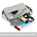 Miniatyrbild 6 av 6: Multificka axelväska crossbody väska för kvinnor resehandväska
