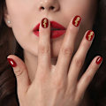 Miniatyrbild 3 av 6: 16 st guld dollartecken nagelcharms legering strass för naglar pengar tecken 3d nagelcharms för nagelkonst 3d pengar charms nageldesign