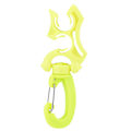 Miniatyrbilde 2 av 2: Scuba Diving Dobbel BCD Slangeholder Klipp Regulator Holder Spenne Haken for Snorkling (Gul)