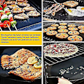 Pikkukuva 2 / 5: 5 kpl Kokkausmattoja BBQ-matto Grillitarjotin Leivontapelti Kaasu-uuni Sähköhiili Tarttumaton