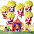 Miniatyrbillede 6 af 8: Popcorn Balloner til Popcorn Party Dekorationer - 66 cm