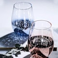 Miniatyrbilde 5 av 5: Rosa glassstjerne krus Husholdningsglass Graderte farger Frokostdrikke Melketekopp