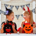 Pikkukuva 5 / 5: 4 kpl Halloween-karkkipusseja DIY-materiaalipaketti Lasten herkkupakkaukset