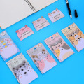 Miniatyrbilde 4 av 6: 6 stk Søte Sticky Notes, Tegneserie Sticky Notes Dyr Form