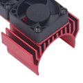 Pikkukuva 4 / 8: DC 5V RC Jäähdytyselementti Suurnopeus Tuuletinmoottori Säteilijä Tuuletinsetti Traxxas Slash 4×4 VXL 1/10 RC-autolle Punainen