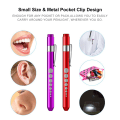 Miniatyrbillede 8 af 8: 2 stk Pen Lygte Aluminium Legering Pen Lys LED Pen
