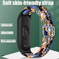 Miniatyrbillede 6 af 8: Flettet Solo Loop-rem kompatibel med Xiaomi Mi Wristband