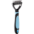 Miniatyrbilde 6 av 7: Dematting Comb Pet Dematting Comb/Rake Dobbeltsidig 6 + 11 Tenner, Profesjonell Underull Pels Stell Rake Knot Cutter for Katter & Hunder