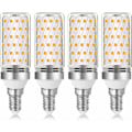 Miniatyrbild 1 av 5: E14 LED-lampa, energibesparande icke-dimbar 16W LED-lampa, motsvarande 100W halogen, varmvita 3000K glödlampor för sovrum och kökskrona,