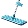 Pikkukuva 1 / 5: Lattia Mop Kuiva Märkä Kaksoiskäyttöinen Mikrokuitu Vapaa Käsinpesu Tasainen Puhdistus Laatta Mop Kotikäyttöön Sininen Mop, 1 Kpl Pyyhkeitä