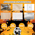 Pikkukuva 4 / 5: Halloween-koristeet ikkuna-tarrat, Halloween-siloetit