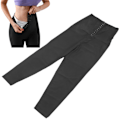 Miniatyrbilde 2 av 5: Sauna Svettebukser for Kvinner med Magekontroll, Høy Midje, Thermo Neoprene Treningsbukser, 4XL/5XL
