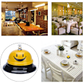 Miniatyrbild 5 av 5: Mekanisk Serviceklocka, Halkfri Bas Högt Tydligt Ringljud För Hotellreception, Höghållfast Metall Bröllopsfest Skrivbordsklocka