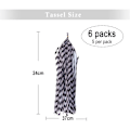 Pikkukuva 2 / 6: 30 kpl Paper Tassels -riipuksia, DIY-riipusnauha, raidallinen paperi