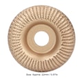 Miniatyrbillede 6 af 8: Træskæringsdisk Slibning Formningshjul Rustfrit Stål til Vinkelslibere 22mm Guld