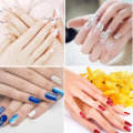 Miniatyrbilde 5 av 5: Akrylnegltips Hvit 500 stk Fransk Kunstig Falsk Tips for Manikyr Neglekunst Salonger & Hjem DIY