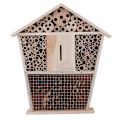 Miniatyrbillede 2 af 3: Havehus i Træ til Insekter - Lille Hus til Redebygning, Håndværk og Dekoration til Bier og Biller