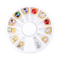 Miniatyrbilde 1 av 5: Negldesign Krystall Rhinestones Runde Steiner, for 3D Negldesign Dekorasjoner