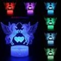 Miniatyrbild 5 av 8: Fantasy Enhörningslampa, 3D-Illusion Lampa med Smart Touch-Brytare för Flickors Sovrum, LED-Ljuskälla med Dubbla Strömlägen, Dekorativ Lampa för Barn