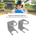 Miniatyrbild 2 av 5: 2PCS Baseball Bat Väggställ Akryl Väggmonterad Bollhållare Rack Baseball Bat Display Hylla för Hemma Stadion Kontor Samling Transparent
