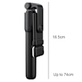 Miniatyrbillede 2 af 5: Selfie Stick, Bærbar Aluminium Selfie Stick Stativ med
