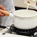 Miniatyrbild 5 av 5: Värmeskydd för Gashäll, Värmebevarande Emaljerad Lågfångare Simmer Ring, Jämn Värmefördelning för Små Kastruller (Svart)