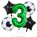 Miniatyrbillede 1 af 5: Gigant, Ballon Nummer, Balloner Til Fødselsdage, Fodbold