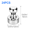 Miniatyrbillede 4 af 5: 24x-72x Neodym Magneter Pinnvandsmagnet til Tavle Keglemagneter super stærke