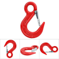 Miniatyrbillede 1 af 2: Øje Slip Hook Rigging Løftekroge i Legeret Stål med Bæreevne 2T