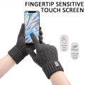 Miniatyrbilde 4 av 8: 4 Par Dame Vinter Touchscreen Hansker Varme Fleecefôret