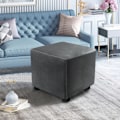 Miniatyrbild 5 av 5: Tvåsitsig Ottoman-överdrag Tvättbart Ottoman-överdrag Rektangulärt Dammtätt Elastiskt Avtagbart Pallöverdrag