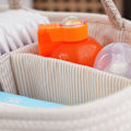 Miniatyrbilde 3 av 5: Bleie Caddy Organizer, 1 stk Multifunksjonell Oppbevaringsboks